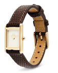 Daniel Wellington Bound Mini Dark Brown Lizard Gold