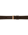 Brown Canvas Strap Rose Gold