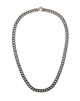 Daniel Wellington Ellipse Cuban Chain Necklace Graphite