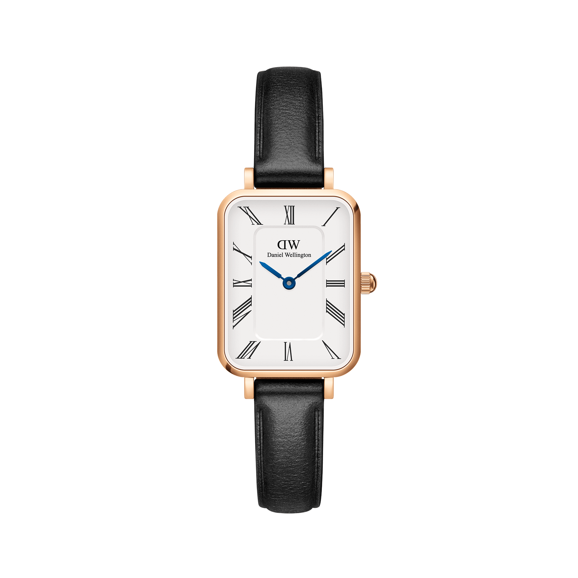 Daniel Wellington Quadro Roman Numerals 20x26 Sheffield RG White Watch