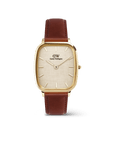 Daniel Wellington Marlon St Mawes Gold Linen Watch