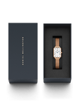 Daniel Wellington Quadro Roman Numerals 20x26 Melrose RG White Watch