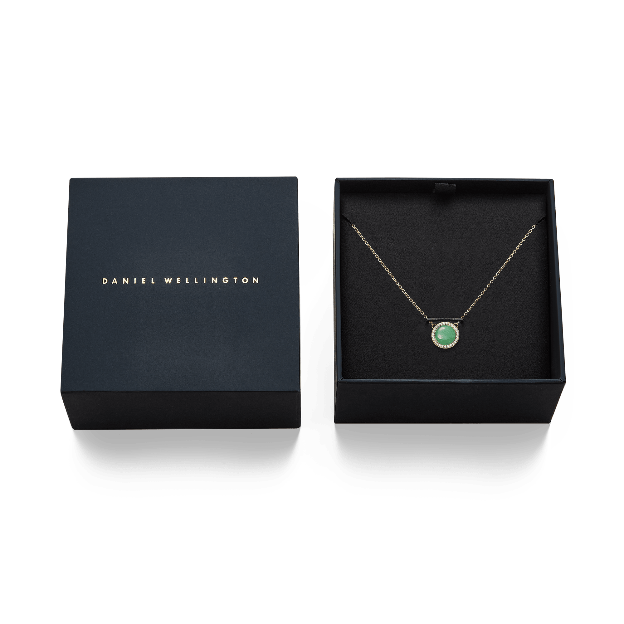 Daniel Wellington Audrey Necklace Jade Gold