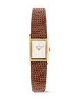 Daniel Wellington Bound Mini Light Brown Lizard Gold