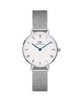 Daniel Wellington Petite Roman Numerals 28 Sterling S White Watch