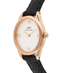 Daniel Wellington Ophelia Mini Black Lizard White Guilloché Rose Gold