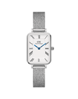 Daniel Wellington Quadro Roman Numerals 20x26 Sterling S White Watch