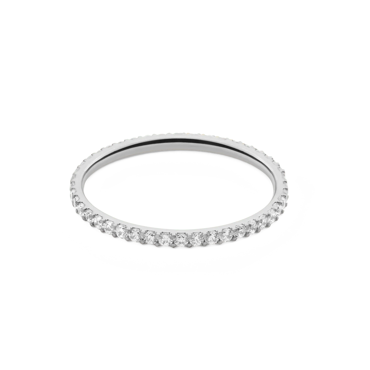 Mirelle Eternity Ring Silver 1.4 mm
