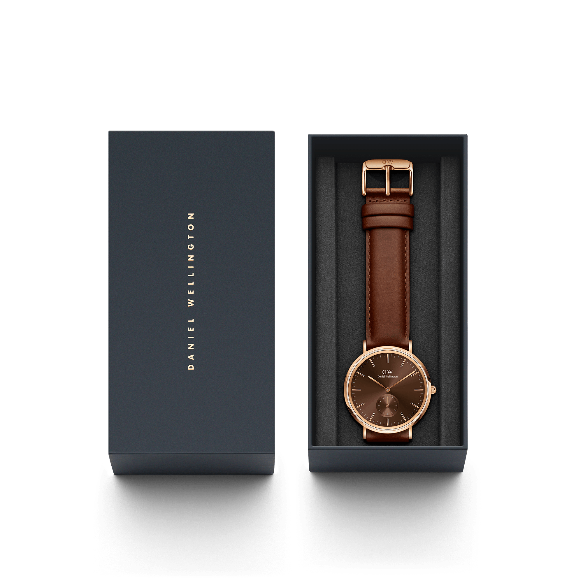 Daniel Wellington Classic Multi-Eye 40 St Mawes RG Amber Watch