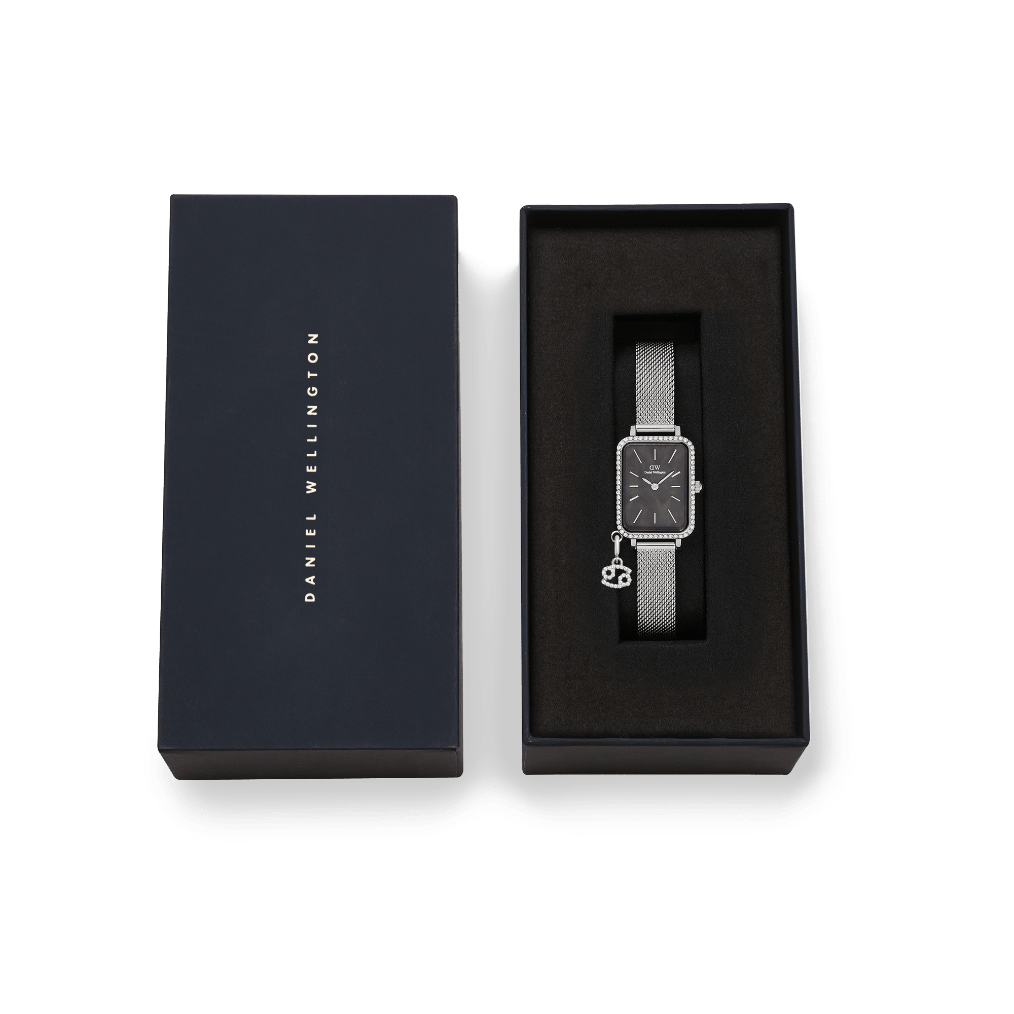 Daniel Wellington Quadro Crystal Zodiac Sterling Watch