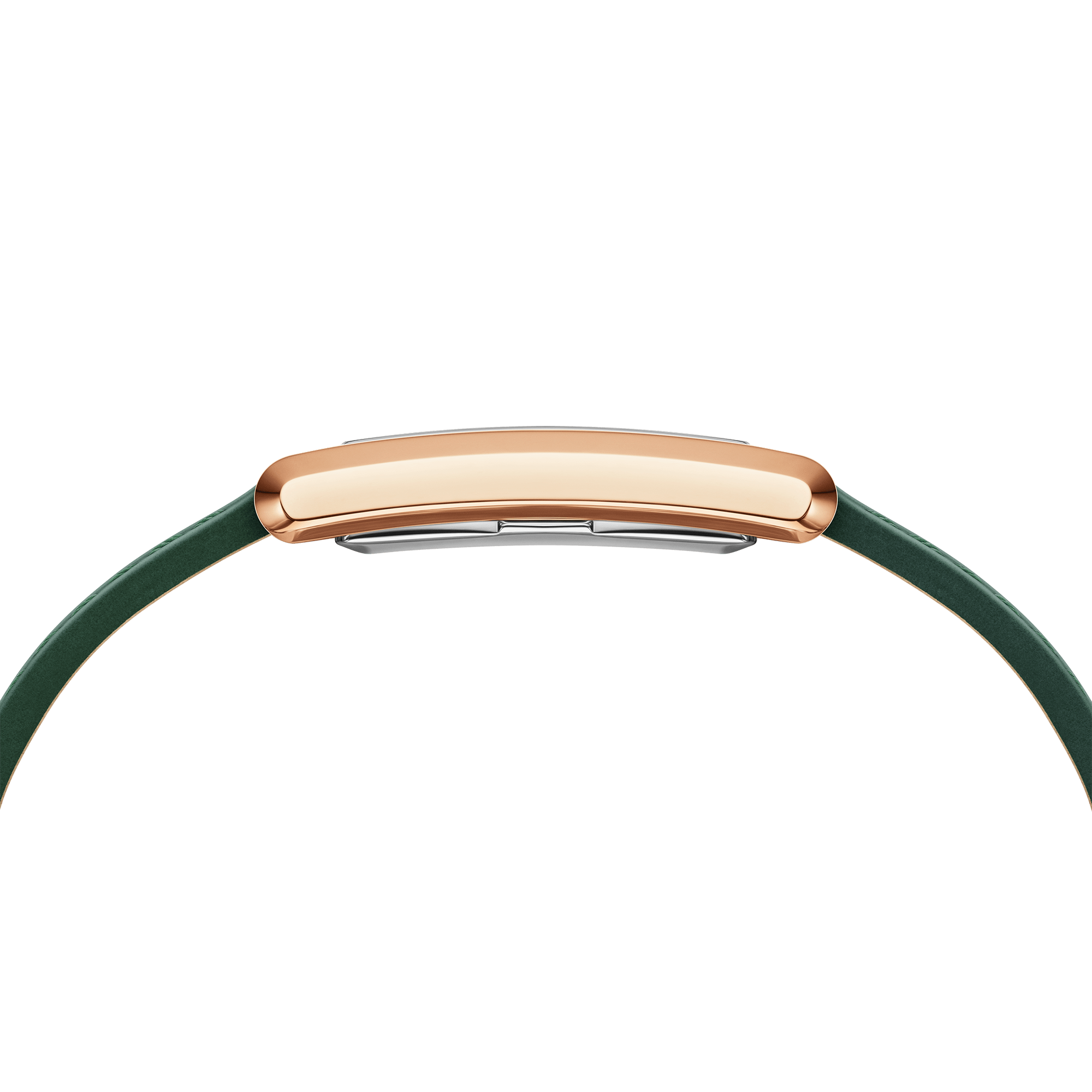 Daniel Wellington Bound 32x22 Green Croc Leather RG Emerald Sunray Watch