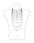 THOMAS SABO Necklace with letter pendant F and white zirconia - silver