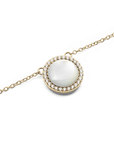 Daniel Wellington Audrey Necklace Mother of Pearl Gold