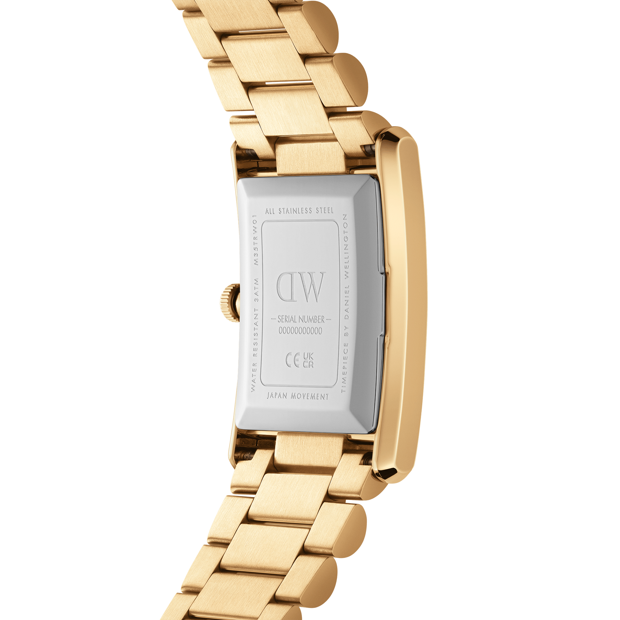 Daniel Wellington Bound 35x24 3-Link G White Watch