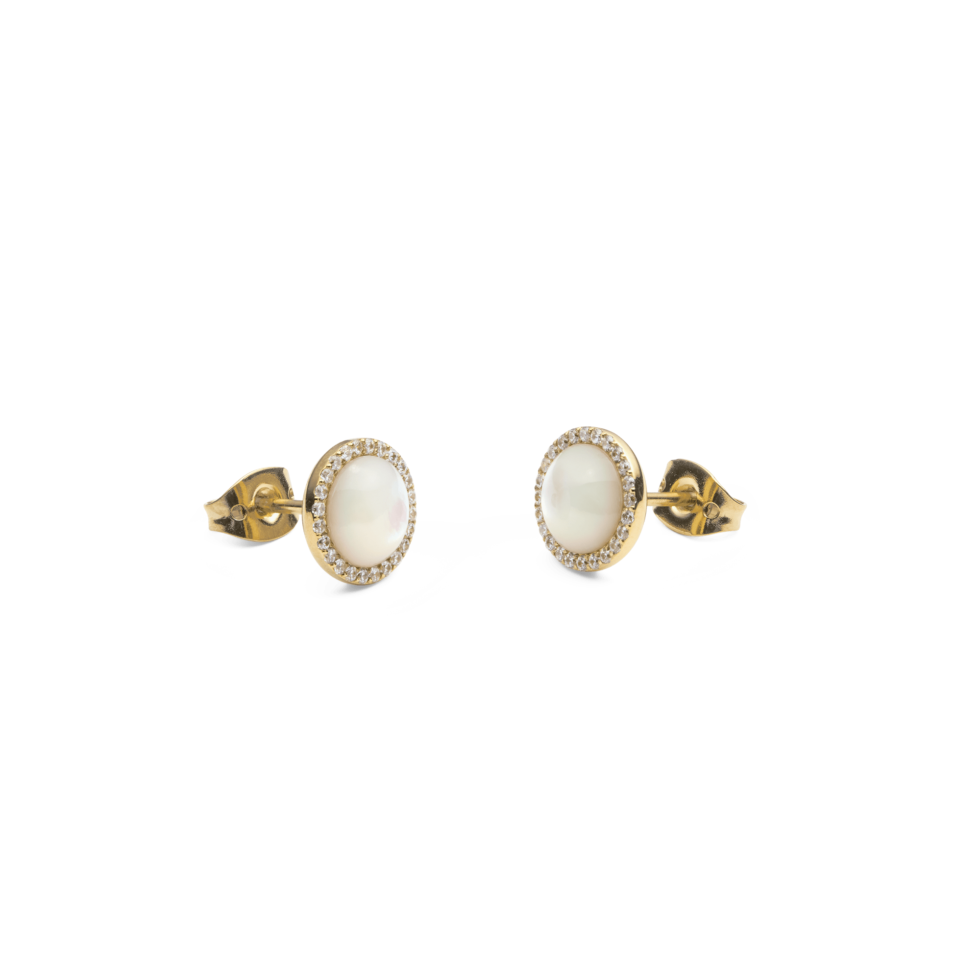Daniel Wellington Audrey Earrings Mother of Pearl Gold
