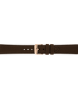 Brown Canvas Strap Rose Gold