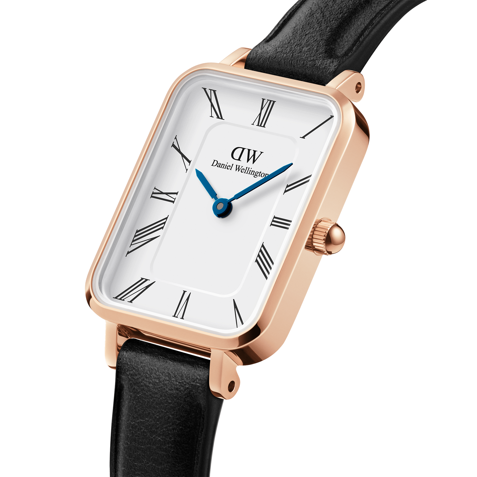 Daniel Wellington Quadro Roman Numerals 20x26 Sheffield RG White Watch