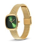 Margot Braided Mesh Emerald Gold