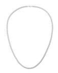 Ellipse 4mm Necklace Silver