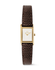 Daniel Wellington Bound Mini Dark Brown Lizard Gold
