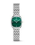 Corta Malachite Grain-Link Silver