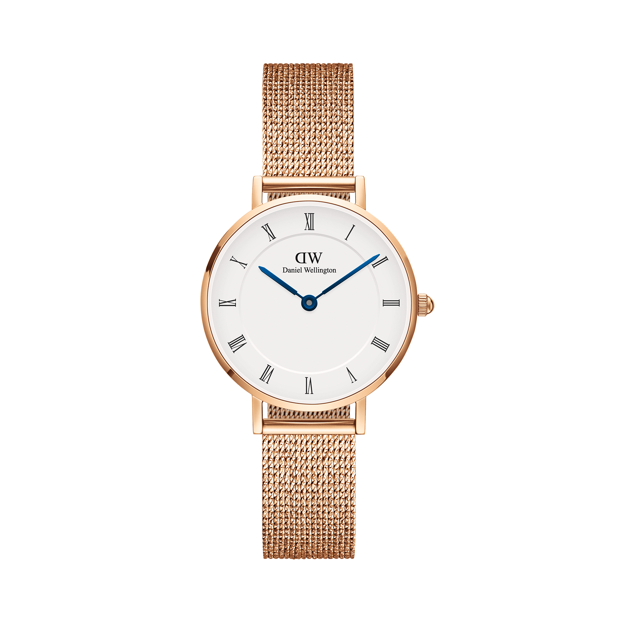 Daniel Wellington Petite Roman Numerals 28 Melrose RG White Watch
