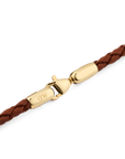 Daniel Wellington Daniel  Braided Leather Bracelet St Mawes 2.8 Gold