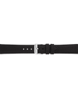 Black Canvas Strap Silver