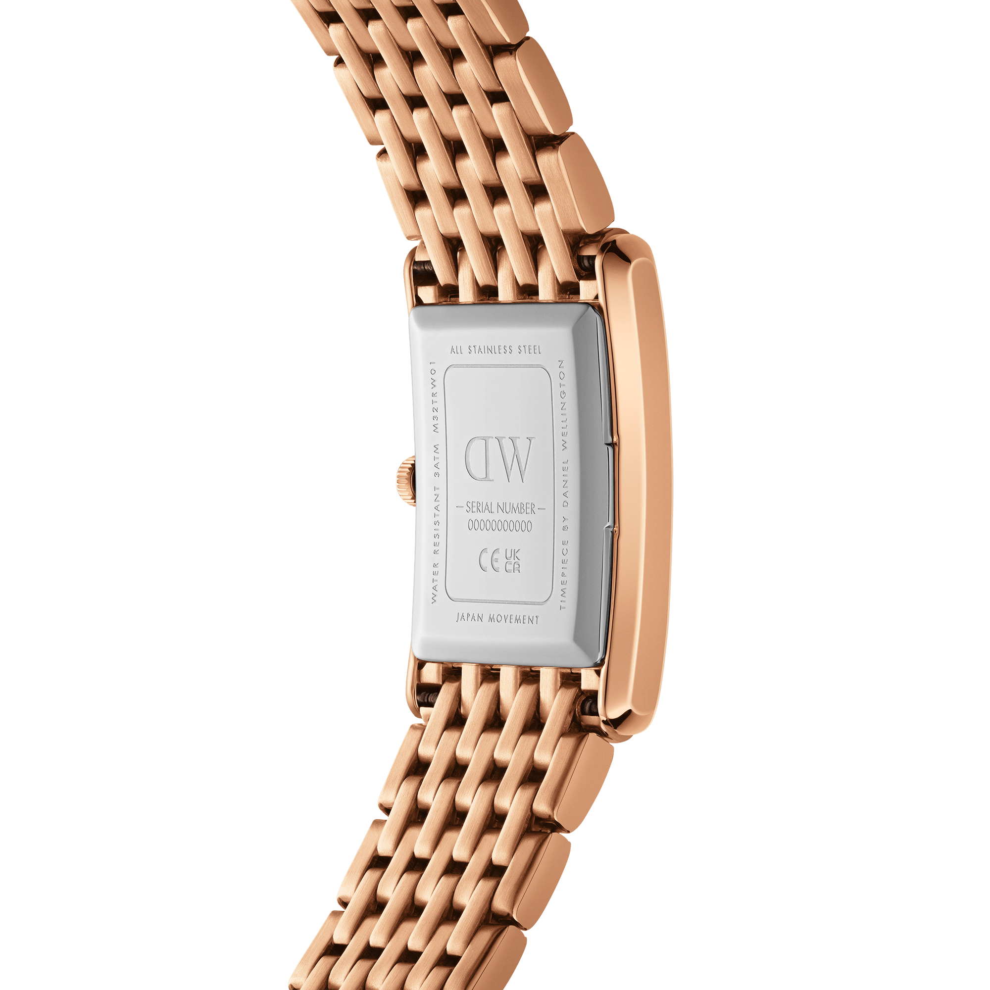 Daniel Wellington Bound 32x22 9-Link RG Emerald Sunray Watch