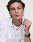 Daniel Wellington Tide Mesh Necklace Graphite 1.8