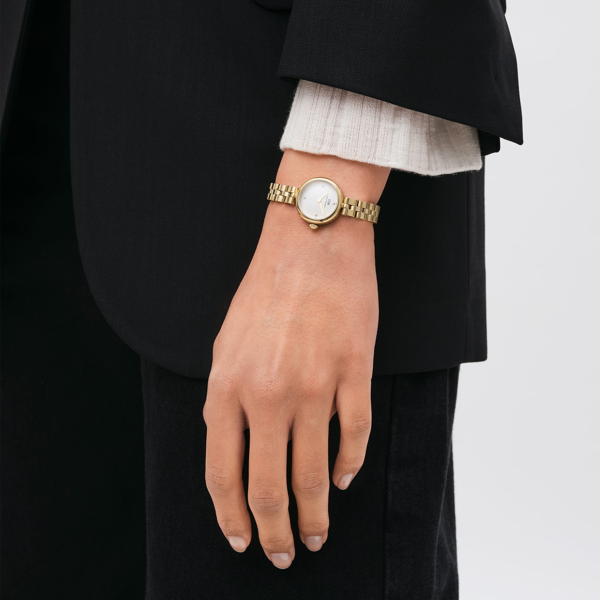 Daniel Wellington Elan Jewellery Watch 22 G White Watch