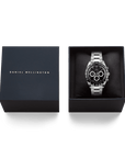 Iconic Tachymeter 3-Link Black Silver