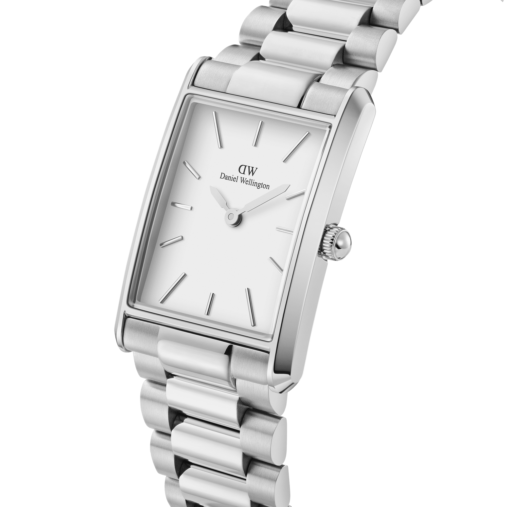 Daniel Wellington Bound 35x24 3-Link S White Watch