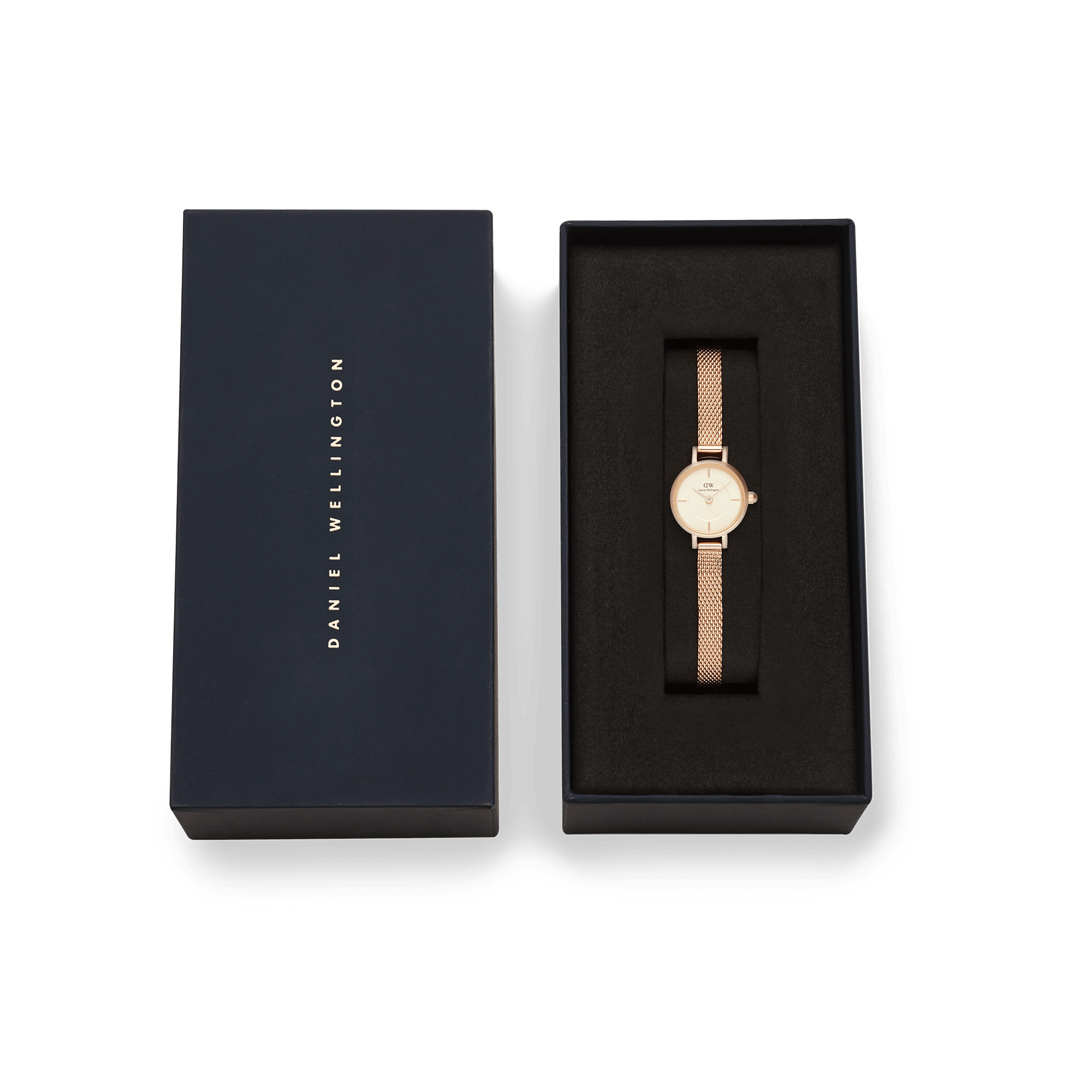 Daniel Wellington Petite Mini Champagne Melrose Watch 19mm