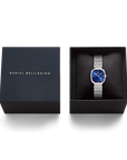 Corta Royal Blue Grain-Link Silver
