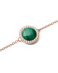 Daniel Wellington Audrey Bracelet Malachite Rose Gold