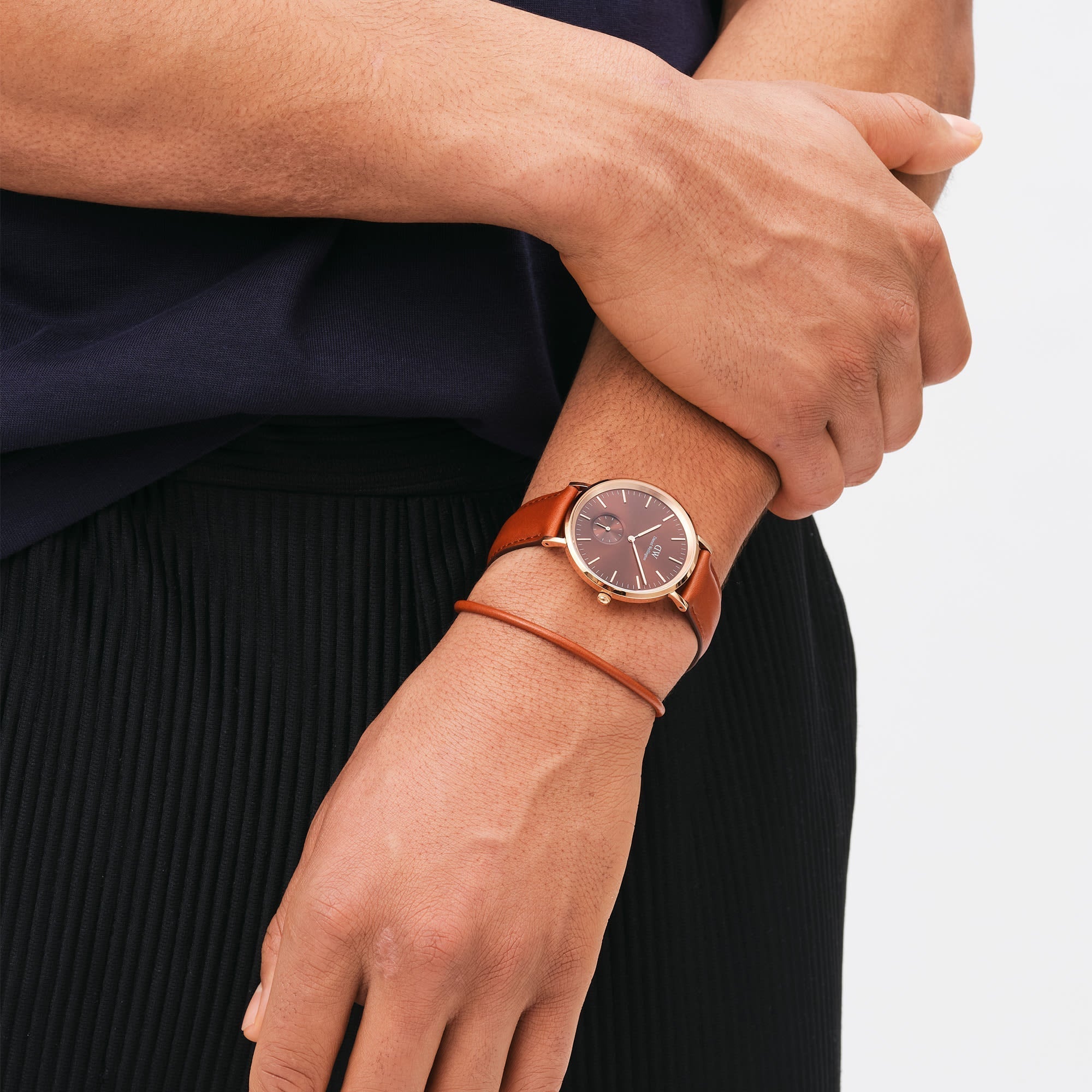 Daniel Wellington Classic Multi-Eye 40 St Mawes RG Amber Watch