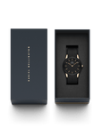 Daniel Wellington Iconic Motion 40 Rose Gold & Black Watch