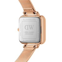 Daniel Wellington Quadro Studio 22x22 Rose Gold & White Watch