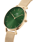 Daniel Wellington Petite Emerald 28 Gold & Green Watch