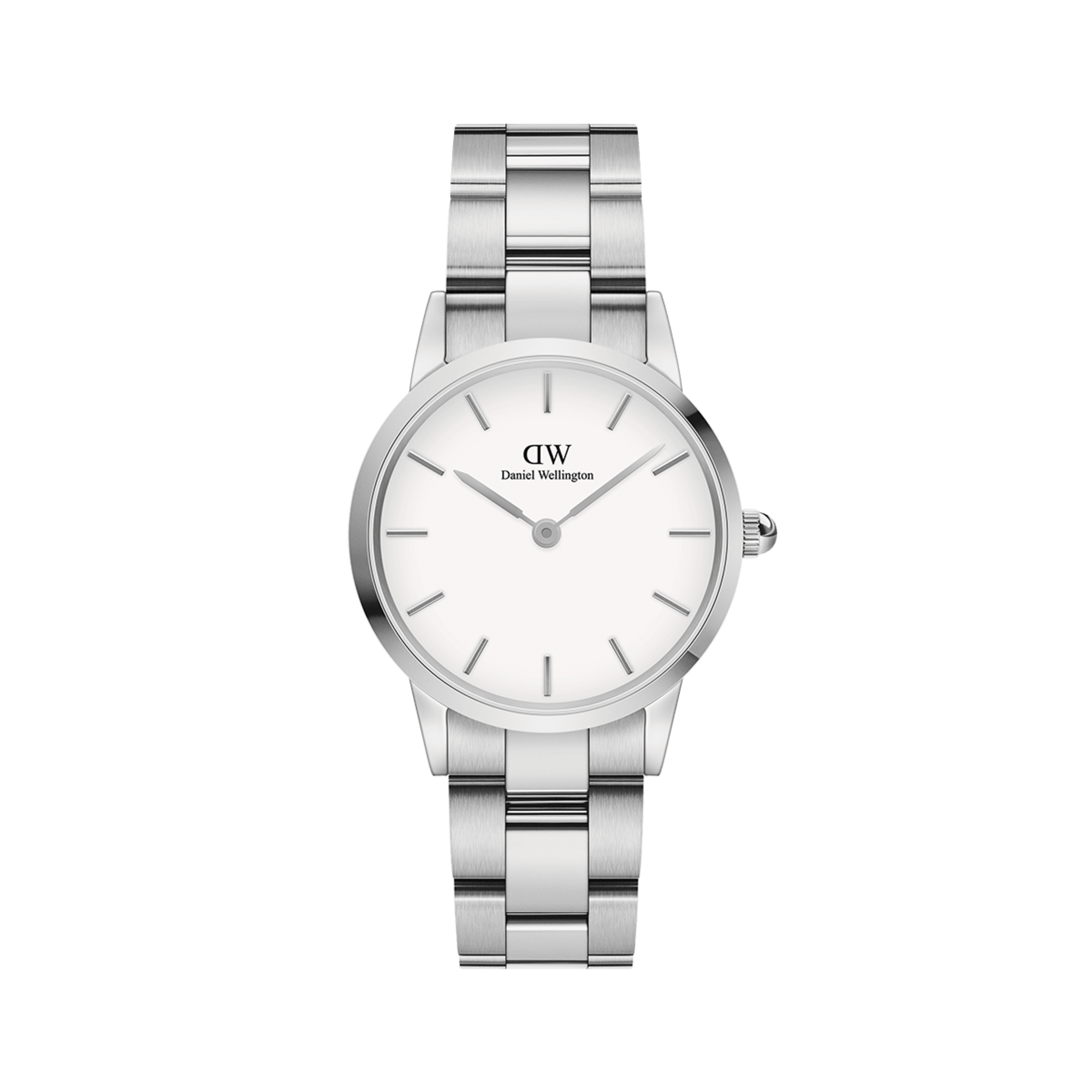 Daniel Wellington Iconic Link 36 Silver &amp; White Watch