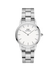 Daniel Wellington Iconic Link 36 Silver & White Watch