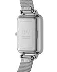 Daniel Wellington Quadro 20X26 Pressed Sterling Lumine Silver & White Watch