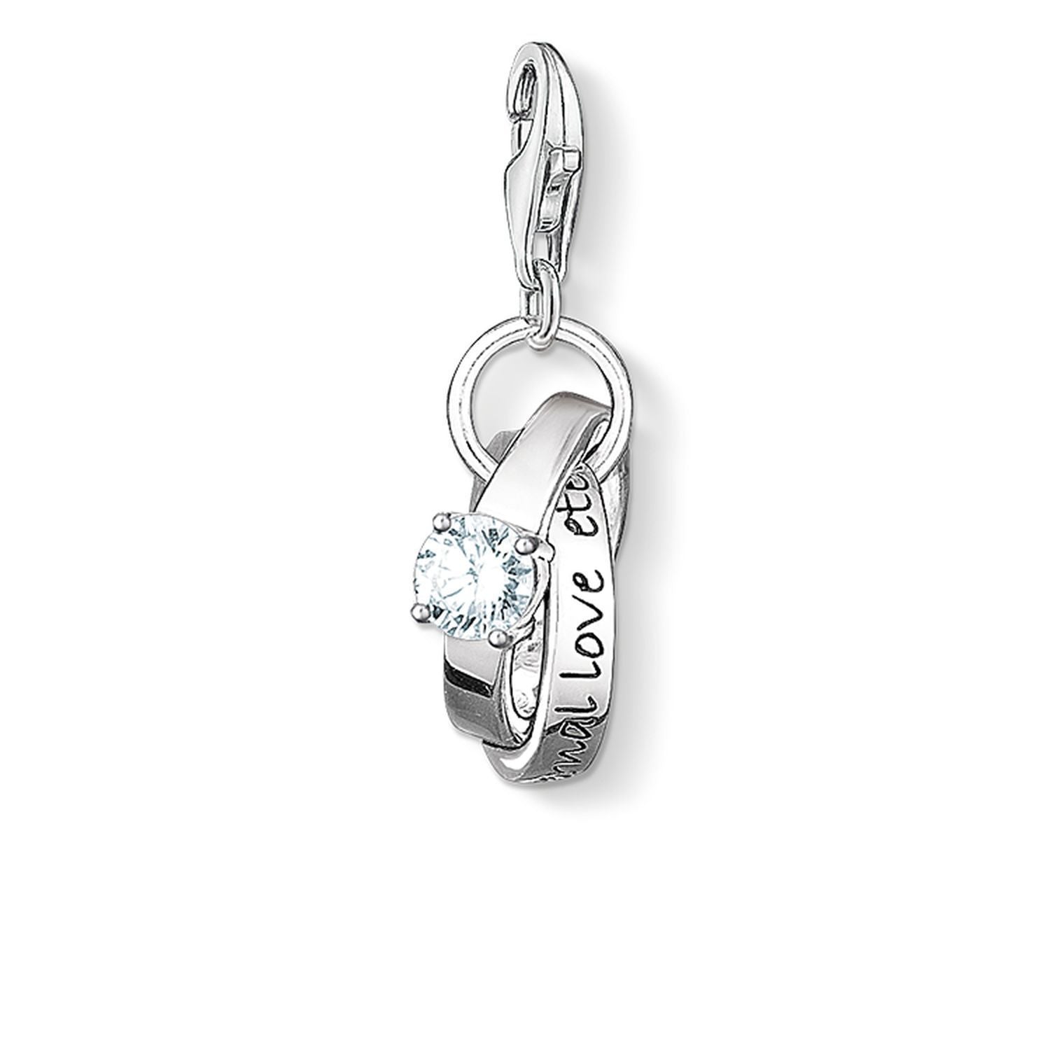 Thomas Sabo Charm Pendant &quot;Wedding Rings&quot;