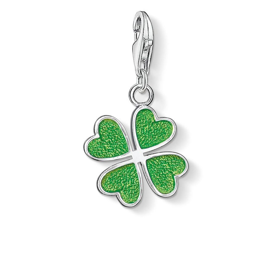 THOMAS SABO Charm "Green Cloverleaf"