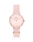 Daniel Wellington Petite 28 Coral Rose Gold Mother of Pearl Watch