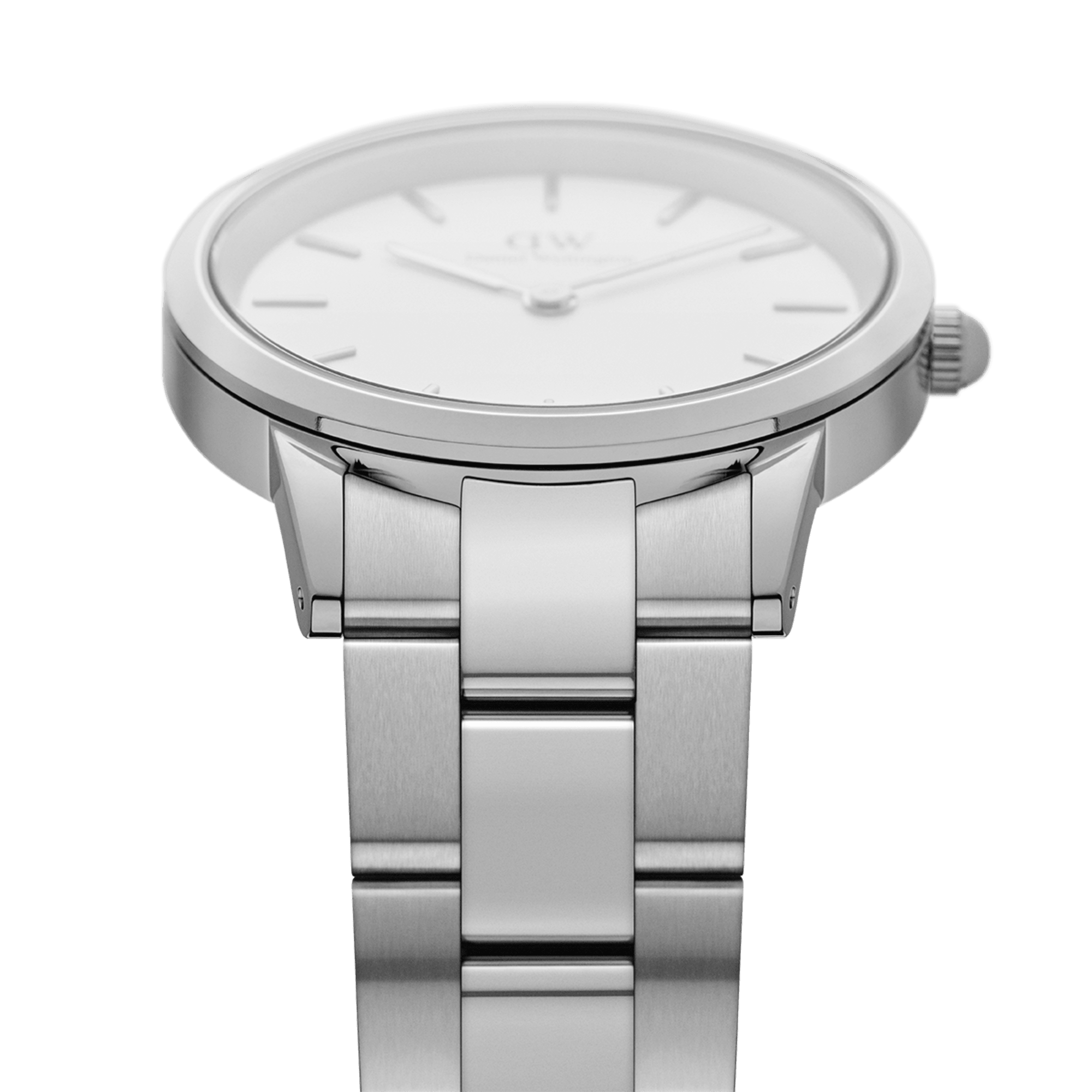 Daniel Wellington Iconic Link 36 Silver &amp; White Watch