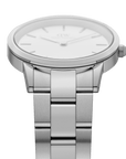 Daniel Wellington Iconic Link 36 Silver & White Watch