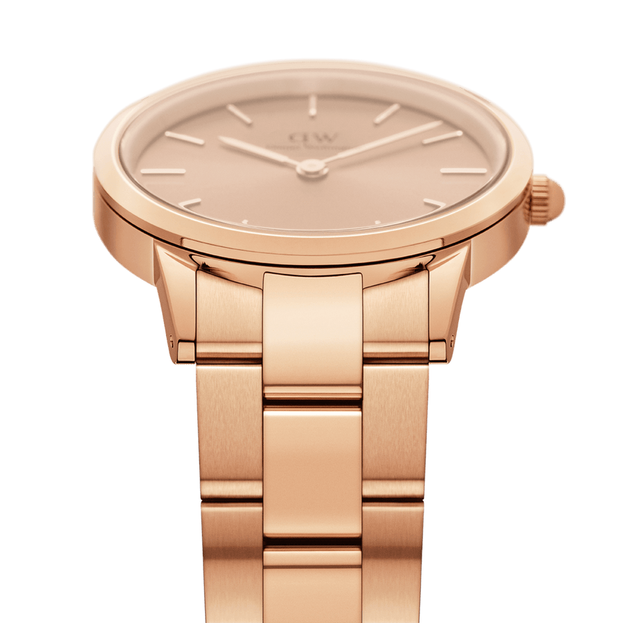 Daniel Wellington Iconic Link Unitone 28 Rose Gold Watch