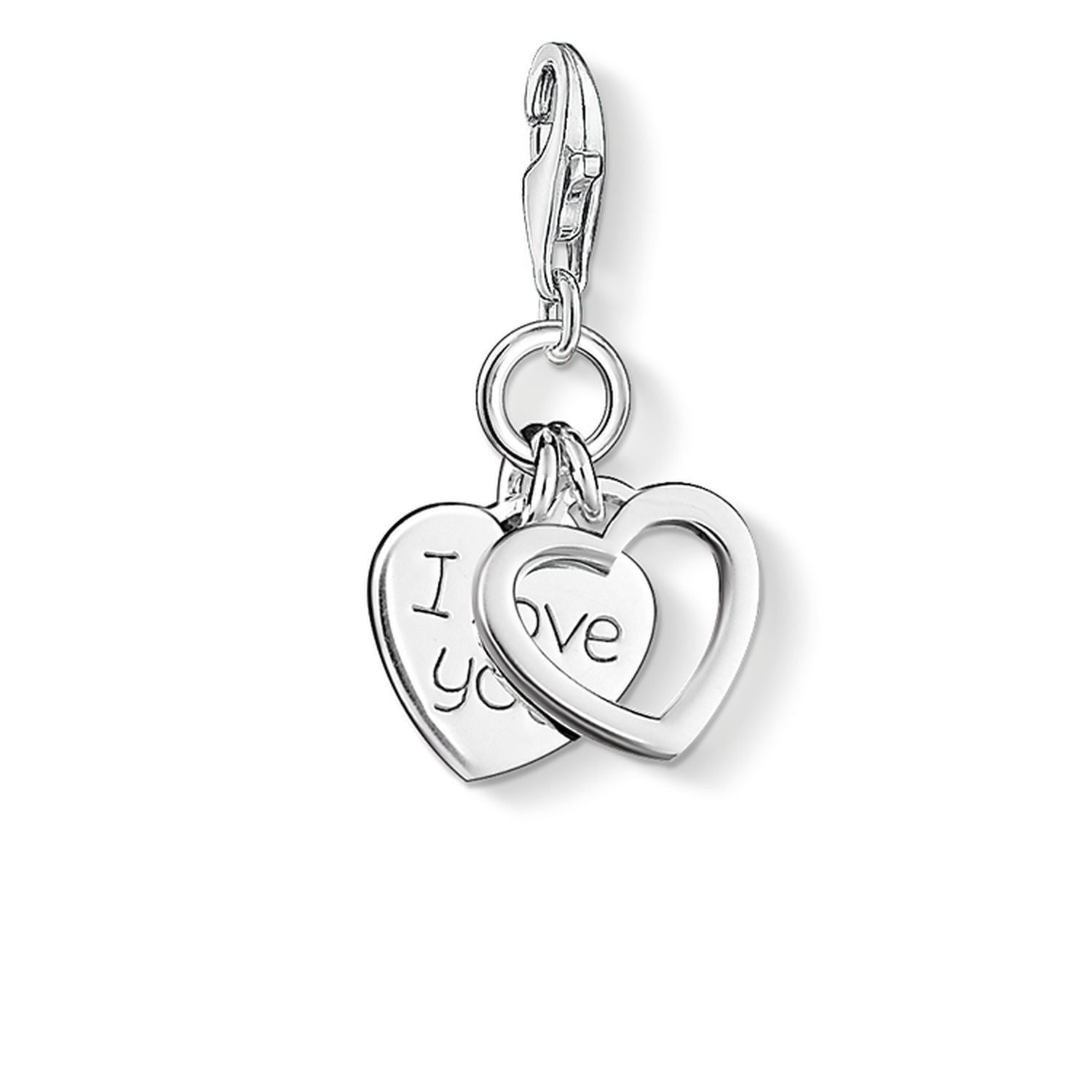 Thomas Sabo Charm Pendant &quot;I LOVE YOU Hearts&quot;